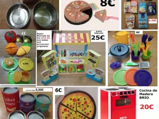 COCINA JUGUETE ACCESORIOS OLLAS ETC DESDE 3,50€ (2)