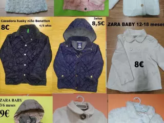ABRIGOS CHAQUETAS BEBE Y NIÑOS DESDE 8€ (1)