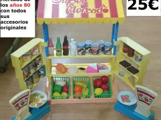 SUPER MERCADO DE LOS AÑOS 80 COMPLETO. 25€!! EN PUMUCKI REUS ( TGNA)