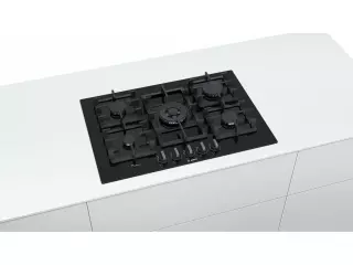Placa de Gas BOSCH PPQ7A6B90 | 5 Fuegos 11500W 75 cm en Vidrio Templado