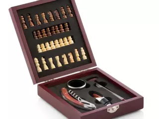Set de Accesorios para Vino y Juego de Ajedrez InnovaGoods 2 en 1 – Rega