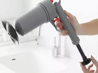 Pistola Desatascadora de Aire Comprimido KlinGun InnovaGoods – Limpieza