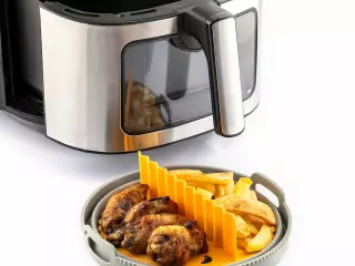 Cesta de Silicona Plegable para Freidora de Aire Fliynner InnovaGoods