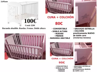 CUNAS DE MADERA DESDE 80€