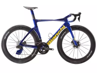 2025 Bianchi OLTRE RC Founder Edition - Blue Italia - Yellow Heritage