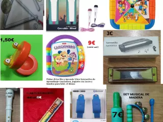 JUGUETES INSTRUMENTOS MUSICALES ETC DESDE 1.50€ (1)