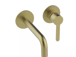 Grifo de Lavabo Monomando Empotrado Nexus Oro Cepillado