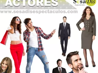 Actores profesionales. Marketing vivo