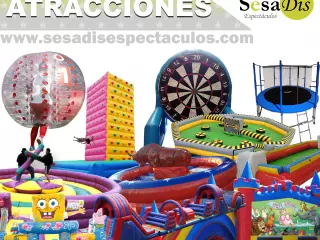 Atracciones. Castillos hinchables