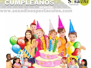 Animaciones infantiles para cumpleaños