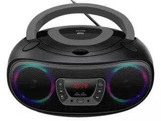 Radio CD Bluetooth Denver TCL-212BT 4W Gris Negro