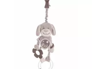 Peluche Sonajero Coco Perro 28 cm – Juguete Sensorial para Bebés, Suave