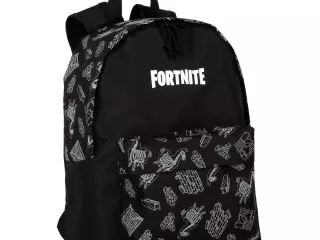 Mochila Escolar Fortnite Dark Black Negro Reflectante 41x31x13,5 cm