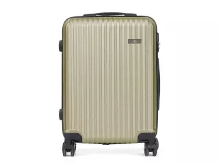 Maleta de Cabina HT-017-N Verde con Rayas 55x35x20 cm – Equipaje Compact