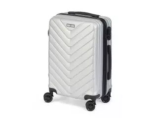 Maleta de Cabina HT-025-G Gris Claro 55x35x20 cm – Equipaje Ligero