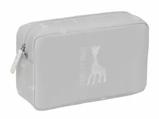 Neceser de Viaje Sophie la Girafe Gris Claro 28 x 16 x 9 cm – Compacto