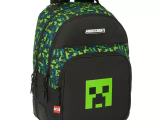Mochila Escolar Minecraft TNT Multicolor 32x42x15 cm | Comodidad