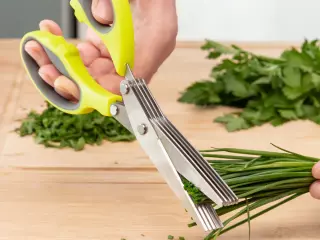 Tijeras de Cocina Multicorte 5 en 1 Fivessor InnovaGoods de Acero Inoxid