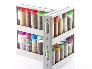 Organizador de Especias Deslizante y Pivotante Rispick InnovaGoods Gris