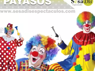 Payasos. Animaciones infantiles