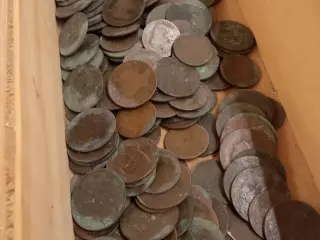 Monedas cobre 1870 perra gorda y chica