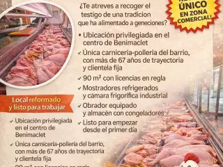 Se Traspasa Carnicería-Pollería  en Benimaclet