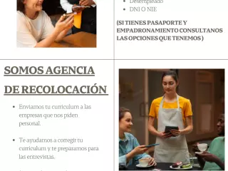 Se busca camarero/a