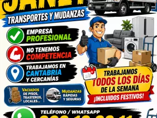 Mudanzas transportes y vaciados