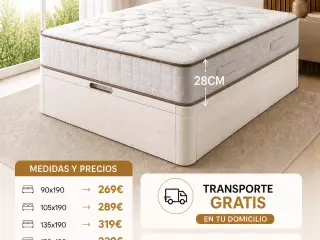 CANAPE+ COLCHON 28CM GROSOR