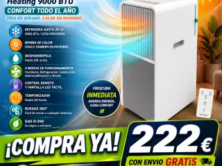 Aire Acondicionado Portátil Cecotec ForceClima 9450 Style He