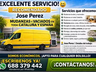 Mudanzas vaciados y transportes economicos