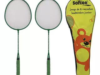 JUEGO DOS RAQUETAS BADMINTON JUNIOR