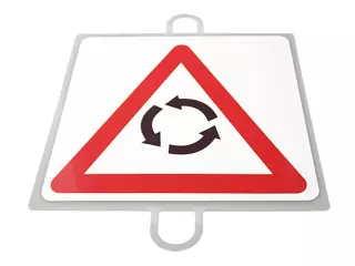 PANEL DE SEÑALIZACIÓN TRAFICO DE PELIGRO Nº 1 (INTERSECCIÓN GIRATORIA)