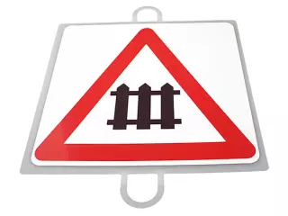PANEL DE SEÑALIZACION TRAFICO DE PELIGRO Nº 5 (NIVEL CON BARRERAS)