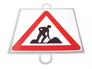 PANEL DE SEÑALIZACION TRAFICO DE PELIGRO Nº 7 (OBRAS)