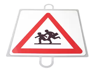 PANEL DE SEÑALIZACION TRAFICO DE PELIGRO Nº 8 (NIÑOS)