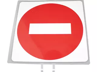 PANEL DE SEÑALIZACION TRAFICO DE PROHIBICION Nº 1 (DIRECCION)