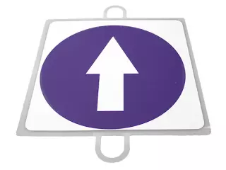 PANEL DE SEÑALIZACION TRAFICO DE OBLIGACION Nº 1 (SENTIDO)