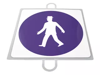 PANEL DE SEÑALIZACION TRAFICO DE OBLIGACION Nº 3 (PEATONES)