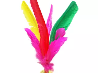 LOTE 5 INDIAKAS FÚTBOL PLUMA 21CM