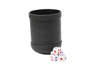 CUBILETE CON DADOS SOFTEE