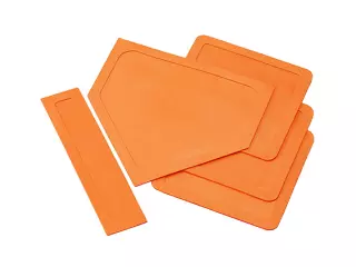 SET BASES CAUCHO BEISBOL -3 BASES Y 1 "HOME BASE"