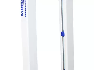 JUEGO POSTES TENIS FIJOS ALUMINIO SECION CUADRADA 80 X 80 MM