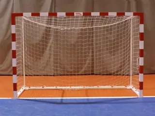JGO PORTERIAS F.SALA/BALONMANO MADERA TRASLADABLES 80X80MM CON BASE 80X40MM