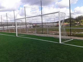 JUEGO BASES PORTERIAS FUTBOL 7 PARA RECOGIDA DE RED