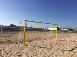 JUEGO PORTERIAS FUTBOL-PLAYA METALICAS 100 MM