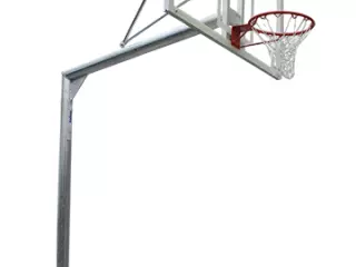JUEGO CANASTAS GALVANIZADAS BALONCESTO MONOTUBO NEW TUBO 114 MM FIJAS CON BASE ANCLAJE-SIN TABLERO,ARO
