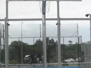 JUEGO CANASTAS ANTIVANDALICAS BALONCESTO NEW TUBO 114 MM GALVANIZADAS -INCLUYE AROS, REDES Y TABLEROS-