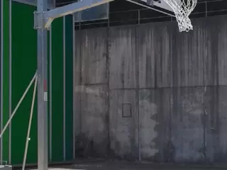 JUEGO CANASTAS GALVANIZADAS BALONCESTO DELUXE MONOTUBO TRASLADABLES 2 RUEDAS CON CARRO -SIN TABLEROS,