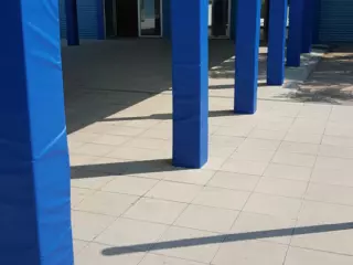PROTECCION COLUMNA CUADRADA O RECTANGULAR DELUXE 1 MT ALTURA GROSOR 7 CM -METRO LINEAL-